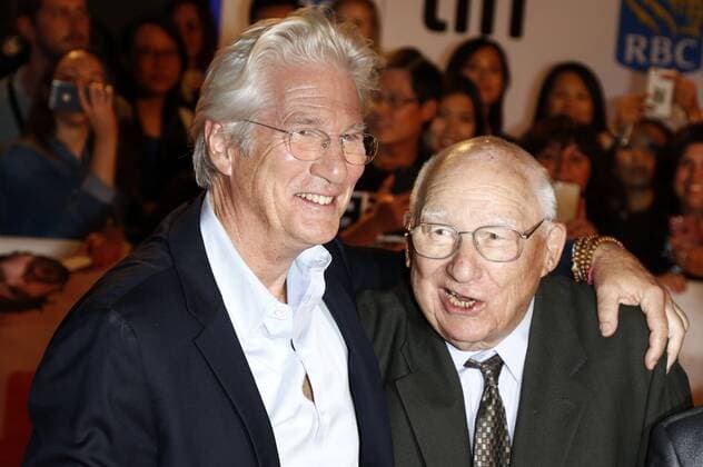 Richard Gere and his father Homer George Gere attending the Three Christs premiere during the 42nd Toronto International Film Festival at Roy Thomson Hall on September 14.2017 in Toronto, Canada