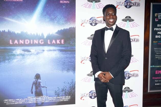 Franck Assi attends the Landing Lake Film Premiere in London. SEPTEMBER 14th 2017  SLIx172092