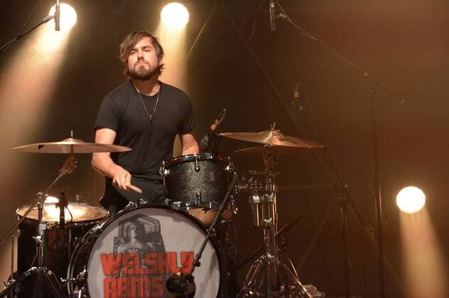 Mikey Gould von Welshly Arms live beim NDR 2 Soundcheck Neue Musik Festival 2017 in der Stadthalle. Göttingen, 15.09.2017