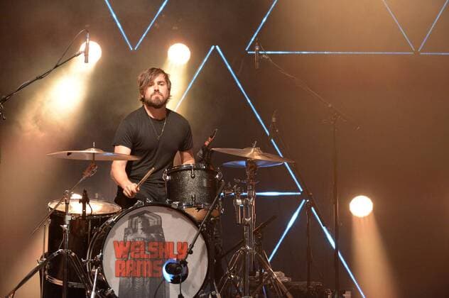 Mikey Gould von Welshly Arms live beim NDR 2 Soundcheck Neue Musik Festival 2017 in der Stadthalle. Göttingen, 15.09.2017