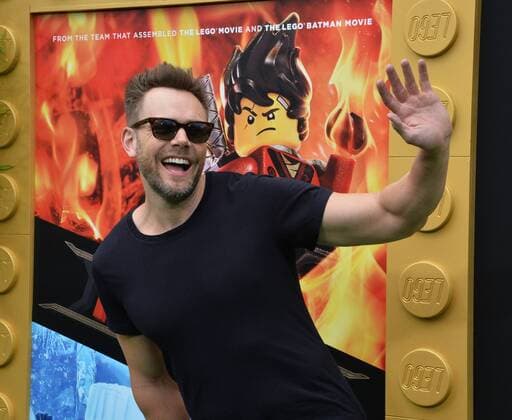 Comedian Joel McHale attends the premiere of the animated comedy The Lego Ninjago Movie at the Regency Village Theatre in the Westwood section of Los Angeles on September 16, 2017. Storyline: Six young ninjas are tasked with defending their island home, called Ninjago. By night, they re gifted warriors, using their skills and awesome fleet of vehicles to fight villains and monsters. By day, they re ordinary teens struggling against their greatest enemy: high school.  LAP2017091605 JIMxRUYMEN