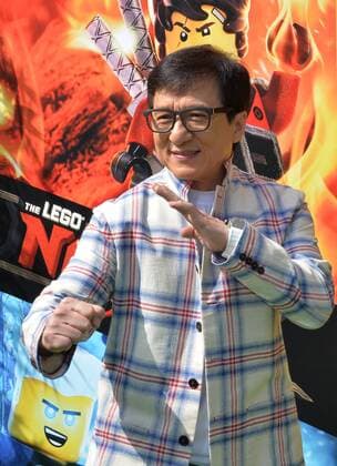 Cast member Jackie Chan, the voice of Master Wu and Mr. Wu in the animated comedy The Lego Ninjago Movie attend the premiere of the film at the Regency Village Theatre in the Westwood section of Los Angeles on September 16, 2017. Storyline: Six young ninjas are tasked with defending their island home, called Ninjago. By night, they re gifted warriors, using their skills and awesome fleet of vehicles to fight villains and monsters. By day, they re ordinary teens struggling against their greatest enemy: high school.  LAP2017091615 JIMxRUYMEN