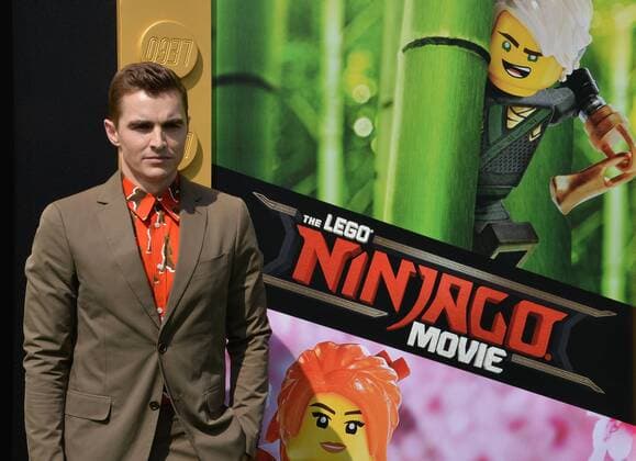 Cast member Dave Franco the voice of Lloyd in the animated comedy The Lego Ninjago Movie attends the premiere of the film at the Regency Village Theatre in the Westwood section of Los Angeles on September 16, 2017. Storyline: Six young ninjas are tasked with defending their island home, called Ninjago. By night, they re gifted warriors, using their skills and awesome fleet of vehicles to fight villains and monsters. By day, they re ordinary teens struggling against their greatest enemy: high school.  LAP2017091621 JIMxRUYMEN