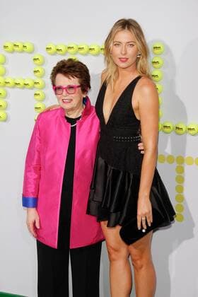 Billie Jean King, Maria Sharapova at the Premiere of Fox Searchlight Pictures Battle of the Sexes held at the Regency Village Theater in Westwood, CA, September 16, 2017.  Copyright: xJosephxMartinezx 33428_084JM