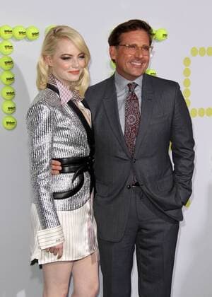Premiere du film Battle of sexes . 16 September 2017 - Beverly Hills, California - Emma Stone and Steve Carell. Battle Of The Sexes Los Angeles Premiere held at the Regency Village Theatre in Los Angeles. Photo Credit: AdMedia 220708 AdMedia Starface 2017-09-16 CA Los Angeles Etats-Unis  Copyright: xAdMediax STAR_220708_005