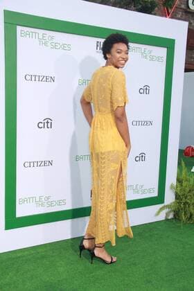 Imani Boyette 09 16 2017 The Los Angeles Premiere of Battle of the Sexes held at Regency Village Theatre in Los Angeles, CA  Copyright: xCronos IzumixHasegawax 29945280sp