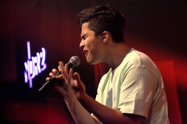 Alex Aiono live beim NDR 2 Soundcheck Neue Musik Festival 2017 im Jungen Theater. Göttingen, 16.09.2017