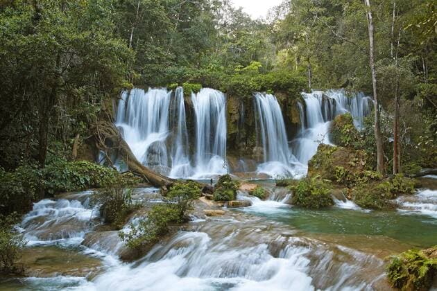 Wasserfall, Cascada S Ek, Selva Lacandona, Bundesstaat Chiapas, Mexiko, Mittelamerika Copyright: imageBROKER/MartinaxKatz ibxcxb04551658.jpg
