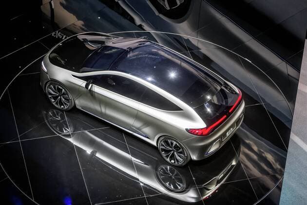Deutschland, Frankfurt am Main, 12.09.2017: IAA 2017, Frankfurt. Mercedes Concept EQA. Â *** Germany Frankfurt at Main 12 09 2017 IAA 2017 Frankfurt Mercedes Concept â