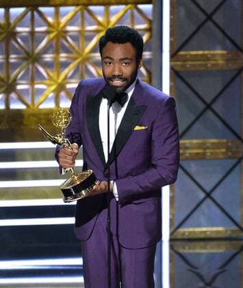 Director Donald Glover accepts the award for Outstanding Directing for a Comedy Series for Atlanta onstage during the 69th annual Primetime Emmy Awards at Microsoft Theater in Los Angeles on September 17, 2017.  LAP201709170121 JIMxRUYMEN