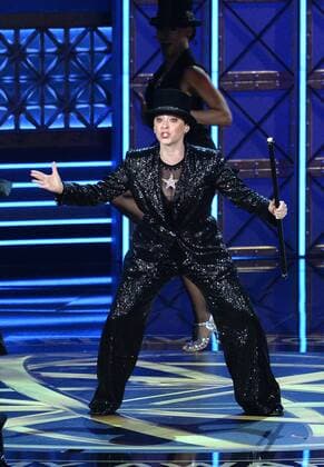 Actor Rachel Bloom performs onstage during the 69th annual Primetime Emmy Awards at Microsoft Theater in Los Angeles on September 17, 2017.  LAP201709170157 JIMxRUYMEN