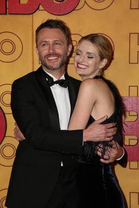 September 17, 2017 - U.S. - 17 September 2017 - Los Angeles, California - Chris Hardwick, Lydia Hearst. HBO Post Award Reception following the 69th Primetime Emmy Awards held at the Pacific Design Center. Photo Credit: PMA AdMedia U.S. - ZUMAa123 20170917_zaa_a123_1397 Copyright: xParisaxMichelleAdmediax
