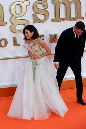 . 18 09 2017. London, United Kingdom. Kingsman: The Golden Circle world premiere. Jenna Dewan and Channing Tatum arriving at the Kingsman: The Golden Circle world premiere in London.  xDinendraxHariax xi-Imagesx IIM-15901-0059