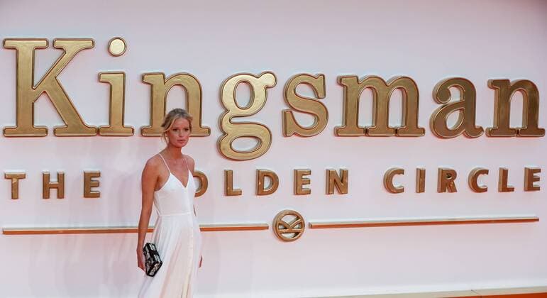 . 18 09 2017. London, United Kingdom. Kingsman: The Golden Circle world premiere. Caroline Winberg arriving at the Kingsman: The Golden Circle world premiere in London.  xDinendraxHariax xi-Imagesx IIM-15901-0053
