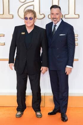 September 18, 2017 - London, London, UK - Elton John and David Furnish attends the KIngsman: The Golden Circle world film premiere London UK  - ZUMAt138 20170918_zap_t138_074 Copyright: xRayxTangx