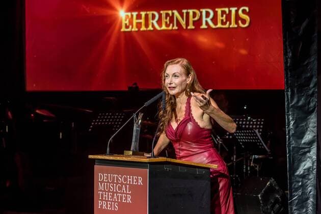 Ute Lemper, Ehrenpreis Deutscher Musical Theater Preis 2017 im Wintergarten Berlin in Berlin am 18.09.2017