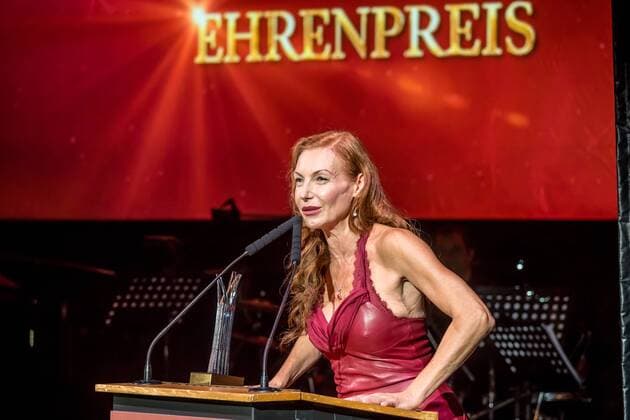 Ute Lemper, Ehrenpreis Deutscher Musical Theater Preis 2017 im Wintergarten Berlin in Berlin am 18.09.2017