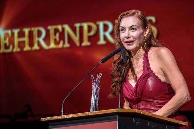 Ute Lemper, Ehrenpreis Deutscher Musical Theater Preis 2017 im Wintergarten Berlin in Berlin am 18.09.2017