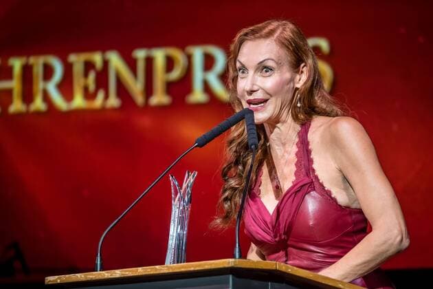 Ute Lemper, Ehrenpreis Deutscher Musical Theater Preis 2017 im Wintergarten Berlin in Berlin am 18.09.2017