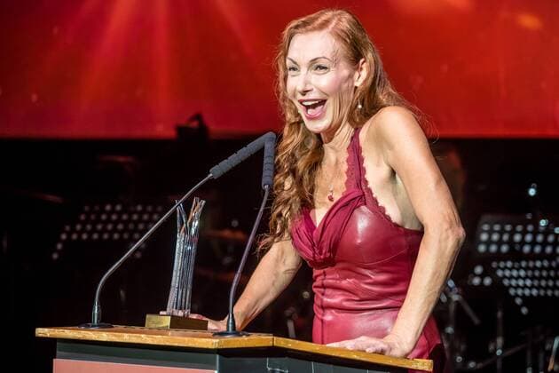 Ute Lemper, Ehrenpreis Deutscher Musical Theater Preis 2017 im Wintergarten Berlin in Berlin am 18.09.2017