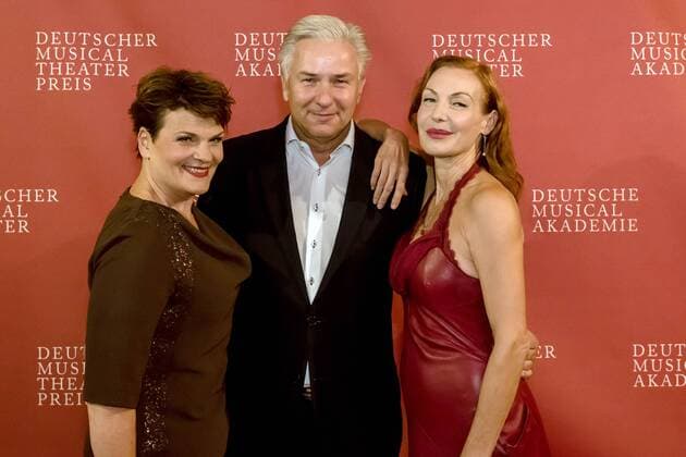 Gayle Tufts, Klaus Wowereit, Ute Lemper Deutscher Musical Theater Preis 2017 im Wintergarten Berlin in Berlin am 18.09.2017