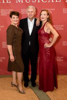 Gayle Tufts, Klaus Wowereit, Ute Lemper Deutscher Musical Theater Preis 2017 im Wintergarten Berlin in Berlin am 18.09.2017