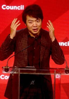 September 19, 2017 - New York, New York, U.S. - Award recipient Chinese pianist LANG LANG attends the Atlantic Council 2017 Global Citizen Awards held at the Intrepid Sea, Air, & Space Museum. New York U.S. - ZUMAk03_ 20170919_zaf_k03_116 Copyright: xNancyxKaszermanx