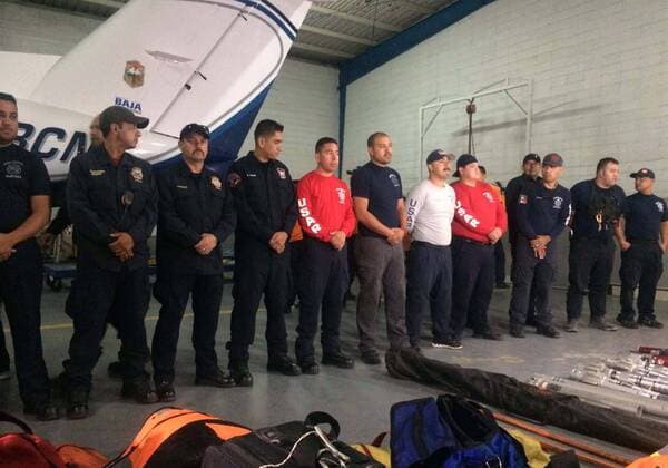 September 20 2017 EUM20170920NAC26 JPG MEXICALI BC EarthquakeSismo Apoyo En esta entidad un contingente integrado por 72 elementos de rescate viajaron este martes 19 de septiembre de 2017 hacia la Ciudad de Mexico para atender en las labores de rescate de tras el sismo de 7 1 grados Foto Agencia EL UNIVERSALJMA  - ZUMAu78_ 20170920_zaf_u78_031 Copyright: xElxUniversalx