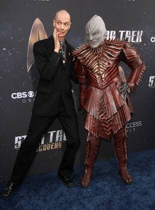Star Trek : Discovery Premiere in Los Angeles September 19, 2017 - Los Angeles, CA, U.S. - 19 September 2017 - Hollywood, California - Doug Jones. Ã¢â‚¬ËœStar Trek: DiscoveryÃ¢â‚¬â ¢ Premiere held at the ArcLight Cinerama Done in Hollywood. Photo Credit: AdMedia Los Angeles U.S. - ZUMAa123 20170919_zaa_a123_090 Copyright: xAdmediax