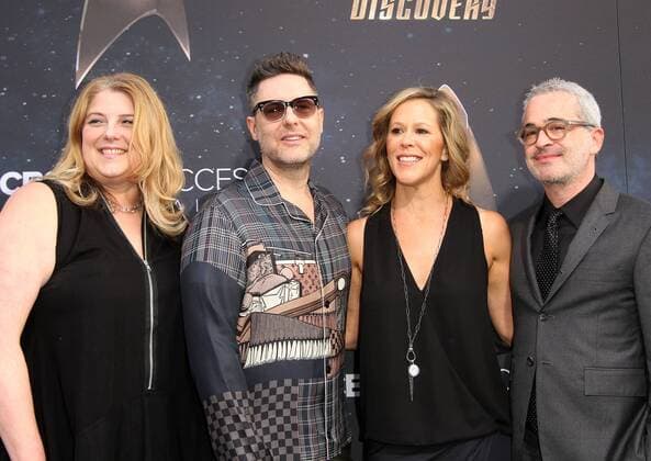 Star Trek : Discovery Premiere in Los Angeles les emeutes se poursuivent à St Louis. 19 September 2017 - Hollywood, California - Gretchen J. Berg, Aaron Harberts, Heather Kadin and Alex Kurtzman. ?Star Trek: Discovery? Premiere held at the ArcLight Cinerama Done in Hollywood. Photo Credit: AdMedia 220816 AdMedia Starface 2017-09-19 CA Los Angeles Etats-Unis  Copyright: xAdMediax STAR_220816_005