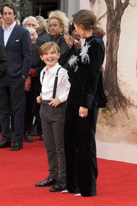 Will Tilston and Scottish actress Kelly McDonald attend the World Premiere of Goodbye Christopher Robin held at Odeon Leicester Square in London. SEPTEMBER 20th 2017  TSTx172162