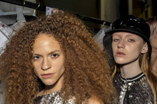 Italy: Grinko backstage at MFW S S 2018 Models are seen backstage ahead of the Sergei Grinko show during Milan Fashion Week Spring summer2018  GaetanoxPiazzolla
