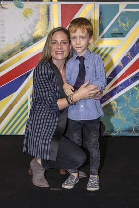 September 19, 2017 - Toronto, Ontario, Canada - Official premiere event and festivities of Cirque du Soleil latest Big Top production VOLTA, in Toronto, Canada. In picture: TARA SPENCER-NAIRN and family Toronto Canada - ZUMAm154 20170919_zap_m154_002 Copyright: xAngelxMarchinix