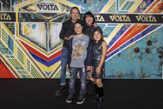 September 19, 2017 - Toronto, Ontario, Canada - Official premiere event and festivities of Cirque du Soleil latest Big Top production VOLTA, in Toronto, Canada. In picture: JIMMY RANKIN and family Toronto Canada - ZUMAm154 20170919_zap_m154_019 Copyright: xAngelxMarchinix