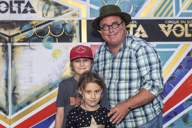 September 19, 2017 - Toronto, Ontario, Canada - Official premiere event and festivities of Cirque du Soleil latest Big Top production VOLTA, in Toronto, Canada. In picture: SEAN CULLEN and family Toronto Canada - ZUMAm154 20170919_zap_m154_022 Copyright: xAngelxMarchinix