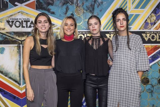 September 19, 2017 - Toronto, Ontario, Canada - Official premiere event and festivities of Cirque du Soleil latest Big Top production VOLTA, in Toronto, Canada. In picture: LEANDRA EARL, KYLIE MILLER, ELIZA ENMAN MCDANIEL and JORDAN MILLER Toronto Canada - ZUMAm154 20170919_zap_m154_030 Copyright: xAngelxMarchinix