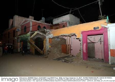 Bilder des Tages September 21, 2017 - EUM20170920NAC30.JPG .CIUDAD DE MEXICO.- SeismSismo-Danos.- Aspectos De San Gregorio Atlapulco, en Xochimilco, en este lugar hubo donde danos causados por el sismo, 21 de septiembre de 2017. Foto: agencia EL UNIVERSALValente RosasMAVC  - ZUMAu78_ 20170921_zaf_u78_045 Copyright: xElxUniversalx