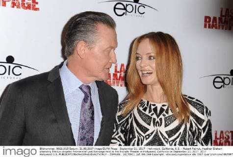 September 21, 2017 - Hollywood, California, U.S. - Robert Patrick, Heather Graham attending The Los Angeles Premiere of Last Rampage held at the Arclight Theater in Hollywood, California on September 21, 2017. 2017 Hollywood U.S. - ZUMAl86_ 20170921_zaf_l86_066 Copyright: xDavexLongendykex