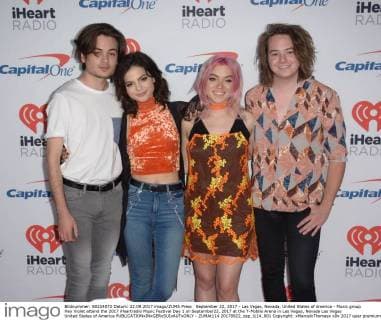 September 22, 2017 - Las Vegas, Nevada, United States of America - Music group Hey Violet attend the 2017 iHeartradio Music Festival Day 1 on September22, 2017 at the T-Mobile Arena in Las Vegas, Nevada Las Vegas United States of America - ZUMAt114 20170922_zap_t114_001 Copyright: xMarcelxThomasx