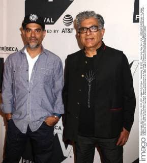 September 22, 2017 - New York, New York, U.S. - GOTHAM CHOPRA and his father DEEPAK CHOPRA attend the Religion of Sports Season Two Premiere at the TriBeCa TV Festival. New York U.S. - ZUMAk03_ 20170922_zaf_k03_131 Copyright: xNancyxKaszermanx