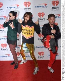 September 22, 2017 - Las Vegas, Nevada, United States of America - Rock group 30 Seconds to Mars attend the 2017 iHeart Radio Music Festival Day 1 on September22, 2017 at the T-Mobile Arena in Las Vegas, Nevada Las Vegas United States of America - ZUMAt114 20170922_zap_t114_062 Copyright: xMarcelxThomasx