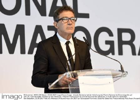 Antonio Banderas bei der Verleihung des Premio Nacional de Cinematografia auf dem 65. Internationalen Filmfestival San Sebastian Festival Internacional de Cine de Donostia-San Sebastian im Kulturzentrum Tabakalera. San Sebastian, 23.09.2017 Foto:xC.xNiehausx xFuturexImage