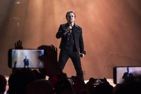 September 22, 2017 - San Diego, CA, USA - September 22, 2017 - San Diego, California, USA- Bono, lead singer of the rock band U2 performs on the final night of U2: The Joshua Tree Tour 2017 at SDCCU Stadium on September 22, 2017 in San Diego, California. San Diego USA - ZUMAa97_ 20170922_zaf_a97_005 Copyright: xKCxAlfredx