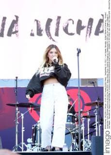 September 23, 2017 - Las Vegas, Nevada, United States of America - Singer songwriter Julia Michaels performs during the the 2017 iHeart Radio Music Festival Village on September23, 2017 at the Las Vegas Village in Las Vegas , Nevada Las Vegas United States of America - ZUMAt114 20170923_zap_t114_027 Copyright: xMarcelxThomasx