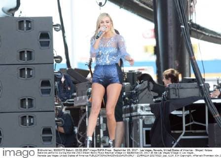 September 23, 2017 - Las Vegas, Nevada, United States of America - Singer Kelsea Ballerini performs during the the 2017 iHeart Radio Music Festival Village on September23, 2017 at the Las Vegas Village in Las Vegas , Nevada Las Vegas United States of America - ZUMAt114 20170923_zap_t114_034 Copyright: xMarcelxThomasx