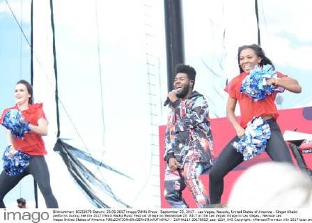 September 23, 2017 - Las Vegas, Nevada, United States of America - Singer Khalid performs during the the 2017 iHeart Radio Music Festival Village on September23, 2017 at the Las Vegas Village in Las Vegas , Nevada Las Vegas United States of America - ZUMAt114 20170923_zap_t114_045 Copyright: xMarcelxThomasx