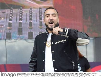 September 23, 2017 - Las Vegas, Nevada, United States of America - Rapper French Montana performs during the the 2017 iHeart Radio Music Festival Village on September23, 2017 at the Las Vegas Village in Las Vegas , Nevada Las Vegas United States of America - ZUMAt114 20170923_zap_t114_065 Copyright: xMarcelxThomasx