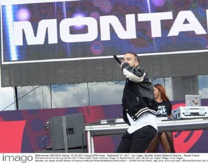 September 23, 2017 - Las Vegas, Nevada, United States of America - Rapper French Montana performs during the the 2017 iHeart Radio Music Festival Village on September23, 2017 at the Las Vegas Village in Las Vegas , Nevada Las Vegas United States of America - ZUMAt114 20170923_zap_t114_070 Copyright: xMarcelxThomasx