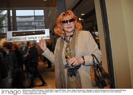 Romy Haag, Entertainerin, Saengerin Festliche Theaterclub-Jubilaeumsgala 50 jahre Berliner Theaterclub in der Deutschen Oper in Berlin am 24.09.2017