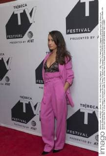 USA: Tribeca TV Festival 2017 Maggie Q wearing dress by Phillip Lim attends Designated Survivor season 2 premiere during Tribeca TV festival at Cinepolis Chelsea  LevxRadin